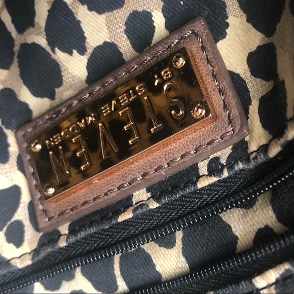 Steven by Steve Maden  Brown leather hand bag - Picture 5 of 14